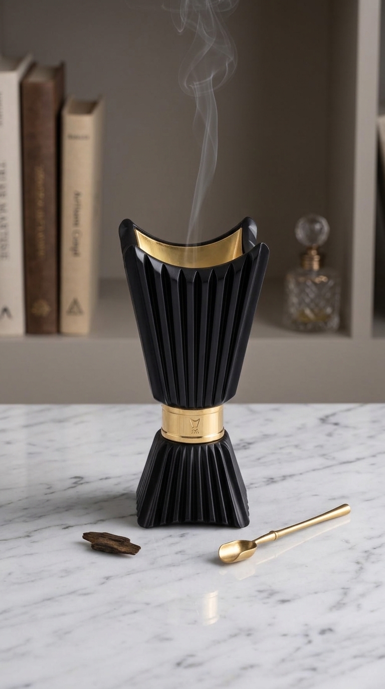 Small Al Majed Incense Burner - Al Majed Oud