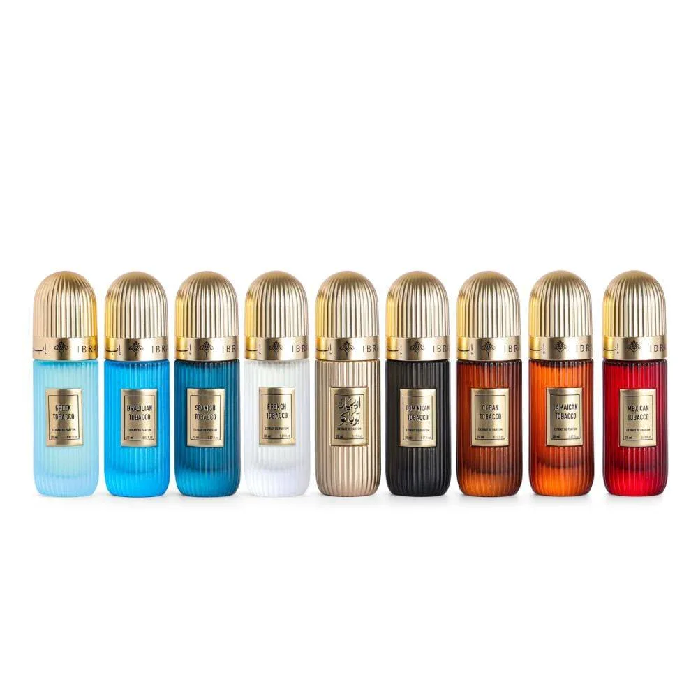 Coffret Tobacco Collection IBRAQ – 9 Parfums Unisexes Tabac